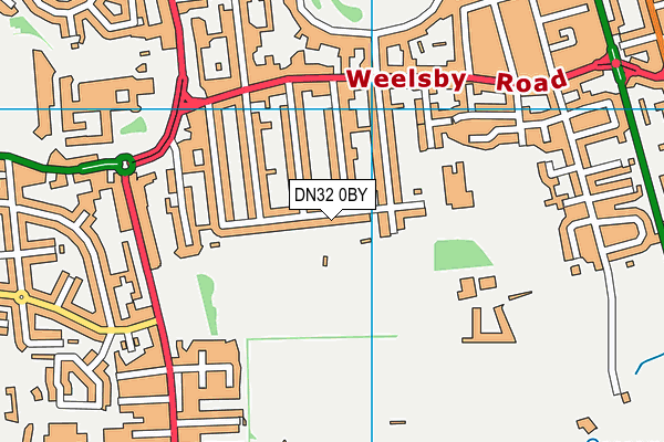 DN32 0BY map - OS VectorMap District (Ordnance Survey) DN32 0BY map - OS VectorMap District (Ordnance Survey)