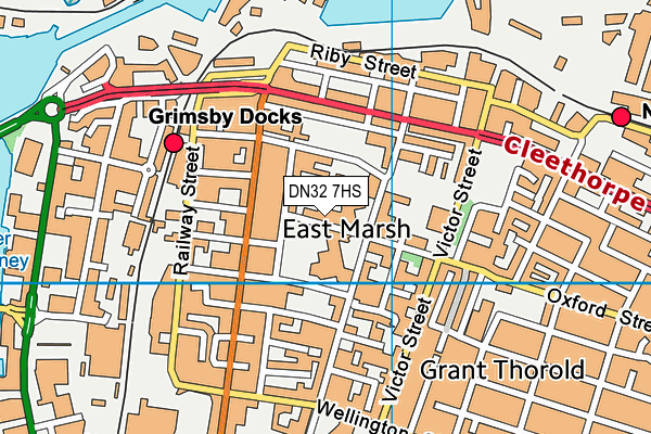 DN32 7HS map - OS VectorMap District (Ordnance Survey) DN32 7HS map - OS VectorMap District (Ordnance Survey)
