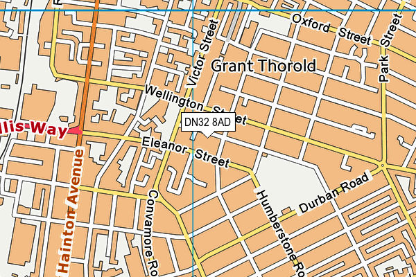 DN32 8AD map - OS VectorMap District (Ordnance Survey) DN32 8AD map - OS VectorMap District (Ordnance Survey)