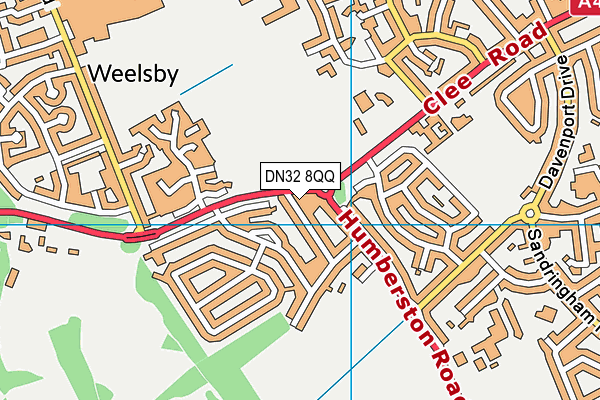 DN32 8QQ map - OS VectorMap District (Ordnance Survey) DN32 8QQ map - OS VectorMap District (Ordnance Survey)