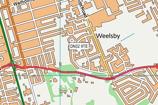 DN32 9TE map - OS VectorMap District (Ordnance Survey) DN32 9TE map - OS VectorMap District (Ordnance Survey)