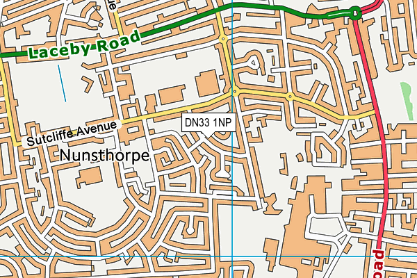 DN33 1NP map - OS VectorMap District (Ordnance Survey) DN33 1NP map - OS VectorMap District (Ordnance Survey)