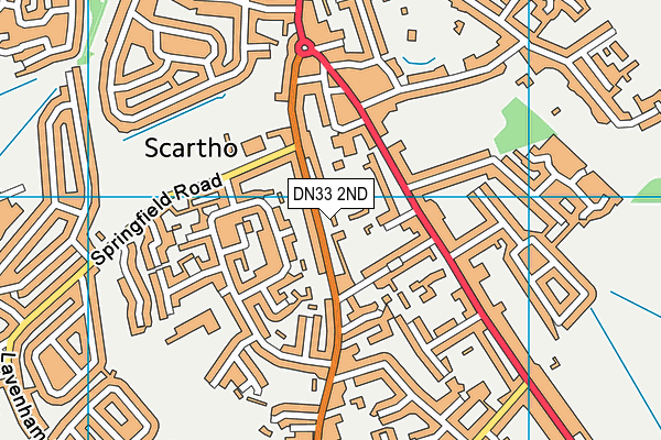 DN33 2ND map - OS VectorMap District (Ordnance Survey) DN33 2ND map - OS VectorMap District (Ordnance Survey)