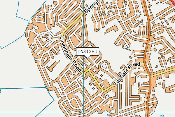 DN33 3HU map - OS VectorMap District (Ordnance Survey) DN33 3HU map - OS VectorMap District (Ordnance Survey)