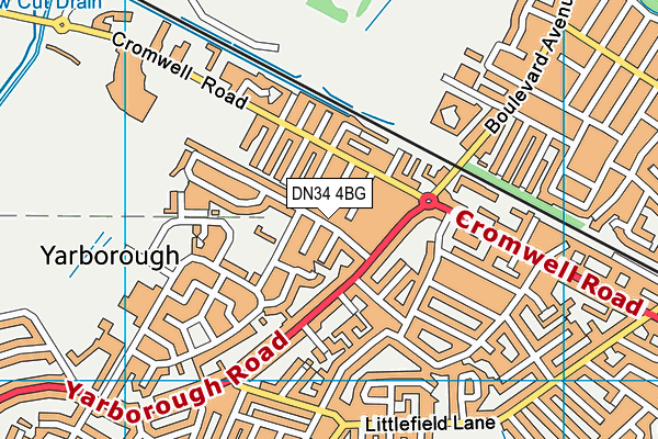 DN34 4BG map - OS VectorMap District (Ordnance Survey) DN34 4BG map - OS VectorMap District (Ordnance Survey)