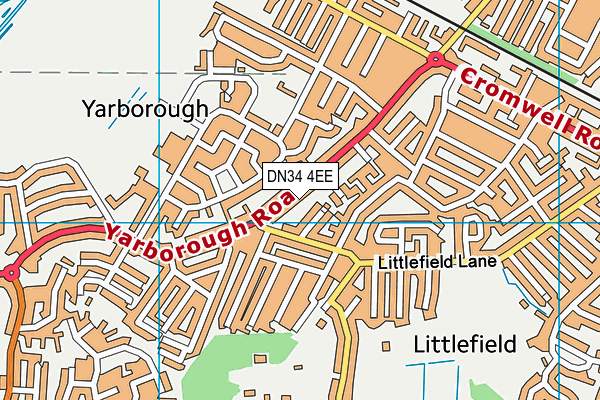DN34 4EE map - OS VectorMap District (Ordnance Survey) DN34 4EE map - OS VectorMap District (Ordnance Survey)