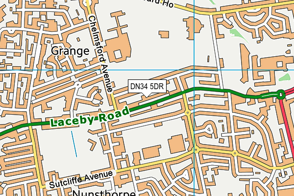 DN34 5DR map - OS VectorMap District (Ordnance Survey) DN34 5DR map - OS VectorMap District (Ordnance Survey)
