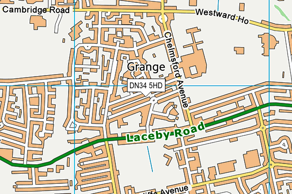 DN34 5HD map - OS VectorMap District (Ordnance Survey) DN34 5HD map - OS VectorMap District (Ordnance Survey)
