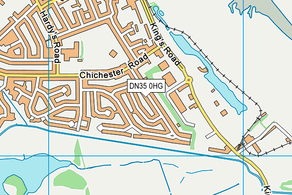 DN35 0HG map - OS VectorMap District (Ordnance Survey) DN35 0HG map - OS VectorMap District (Ordnance Survey)