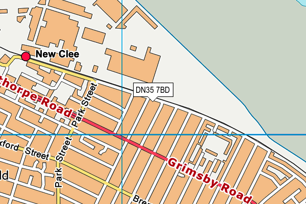 DN35 7BD map - OS VectorMap District (Ordnance Survey) DN35 7BD map - OS VectorMap District (Ordnance Survey)