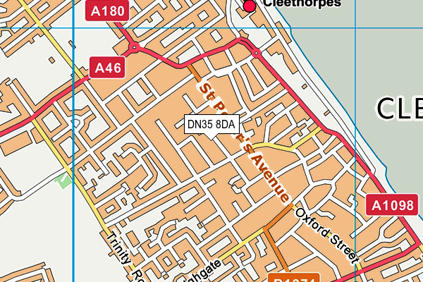 DN35 8DA map - OS VectorMap District (Ordnance Survey) DN35 8DA map - OS VectorMap District (Ordnance Survey)