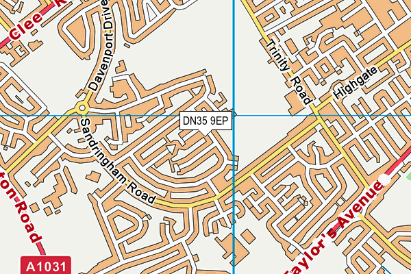 DN35 9EP map - OS VectorMap District (Ordnance Survey) DN35 9EP map - OS VectorMap District (Ordnance Survey)