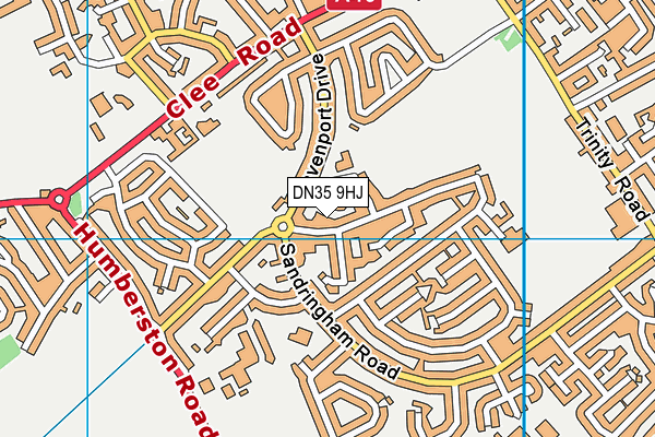 DN35 9HJ map - OS VectorMap District (Ordnance Survey) DN35 9HJ map - OS VectorMap District (Ordnance Survey)