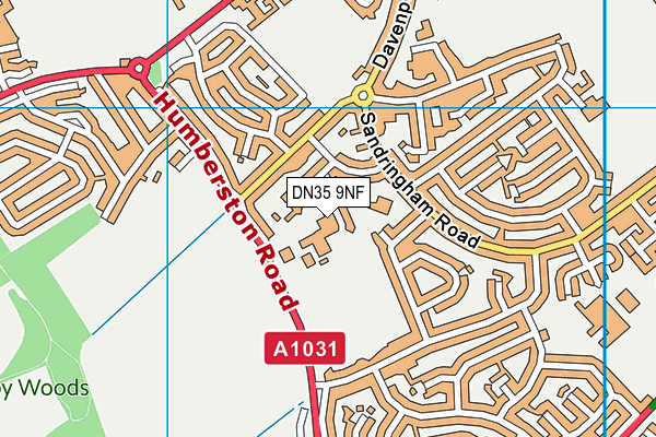 DN35 9NF map - OS VectorMap District (Ordnance Survey) DN35 9NF map - OS VectorMap District (Ordnance Survey)