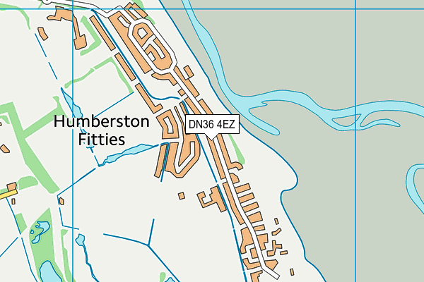 DN36 4EZ map - OS VectorMap District (Ordnance Survey) DN36 4EZ map - OS VectorMap District (Ordnance Survey)