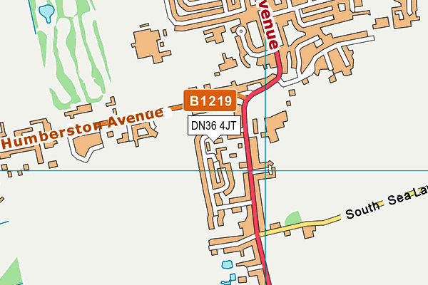 DN36 4JT map - OS VectorMap District (Ordnance Survey) DN36 4JT map - OS VectorMap District (Ordnance Survey)