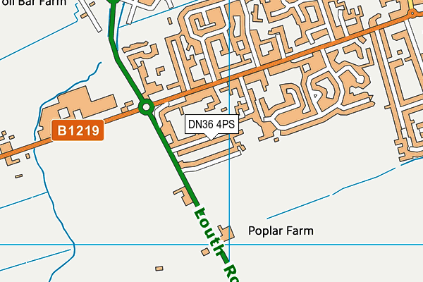 DN36 4PS map - OS VectorMap District (Ordnance Survey) DN36 4PS map - OS VectorMap District (Ordnance Survey)