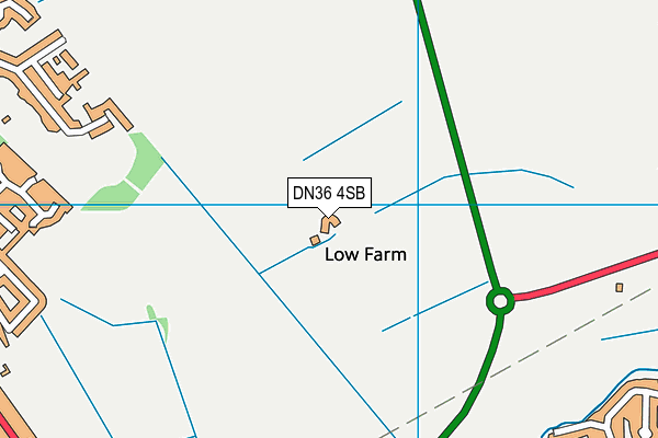 DN36 4SB map - OS VectorMap District (Ordnance Survey) DN36 4SB map - OS VectorMap District (Ordnance Survey)