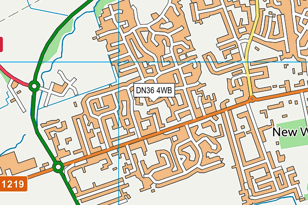 DN36 4WB map - OS VectorMap District (Ordnance Survey) DN36 4WB map - OS VectorMap District (Ordnance Survey)