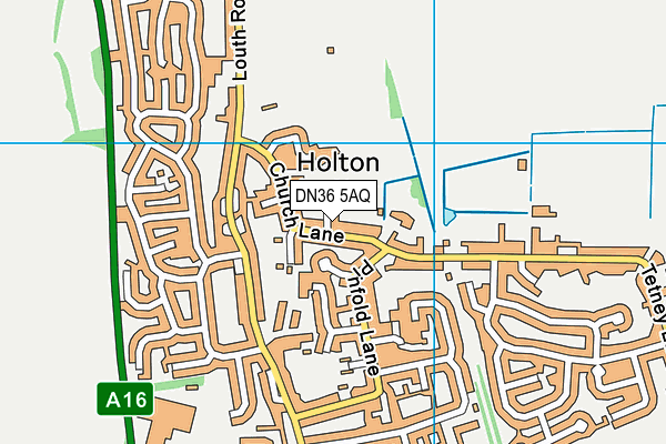DN36 5AQ map - OS VectorMap District (Ordnance Survey) DN36 5AQ map - OS VectorMap District (Ordnance Survey)
