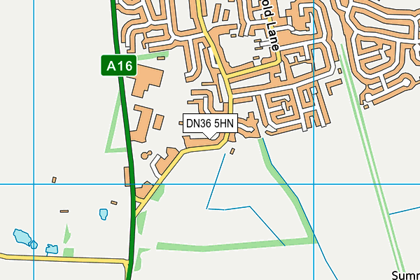 DN36 5HN map - OS VectorMap District (Ordnance Survey) DN36 5HN map - OS VectorMap District (Ordnance Survey)