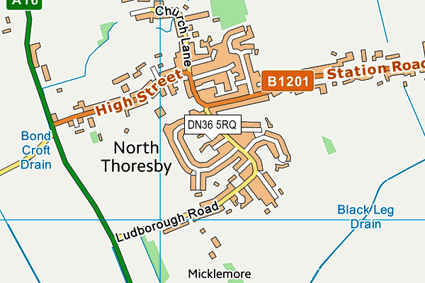 DN36 5RQ map - OS VectorMap District (Ordnance Survey) DN36 5RQ map - OS VectorMap District (Ordnance Survey)
