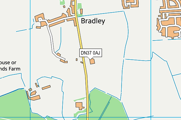 DN37 0AJ map - OS VectorMap District (Ordnance Survey) DN37 0AJ map - OS VectorMap District (Ordnance Survey)