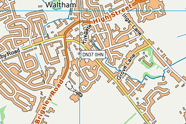 DN37 0HN map - OS VectorMap District (Ordnance Survey) DN37 0HN map - OS VectorMap District (Ordnance Survey)