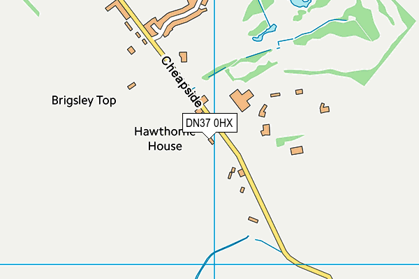 DN37 0HX map - OS VectorMap District (Ordnance Survey) DN37 0HX map - OS VectorMap District (Ordnance Survey)
