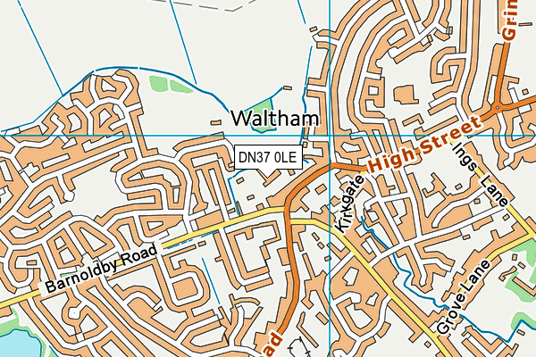 DN37 0LE map - OS VectorMap District (Ordnance Survey) DN37 0LE map - OS VectorMap District (Ordnance Survey)