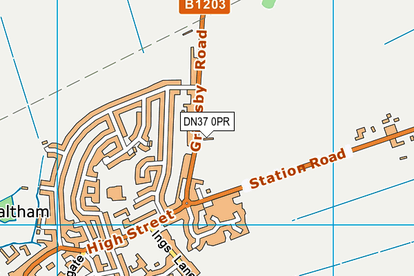 DN37 0PR map - OS VectorMap District (Ordnance Survey) DN37 0PR map - OS VectorMap District (Ordnance Survey)