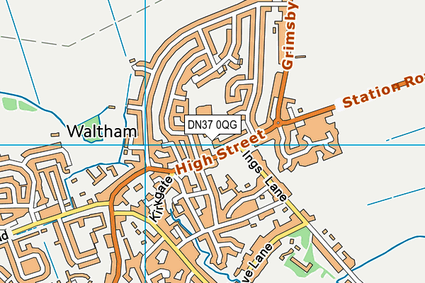 DN37 0QG map - OS VectorMap District (Ordnance Survey) DN37 0QG map - OS VectorMap District (Ordnance Survey)
