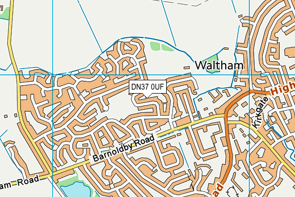 DN37 0UF map - OS VectorMap District (Ordnance Survey) DN37 0UF map - OS VectorMap District (Ordnance Survey)