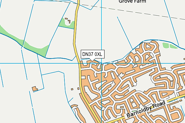 DN37 0XL map - OS VectorMap District (Ordnance Survey) DN37 0XL map - OS VectorMap District (Ordnance Survey)