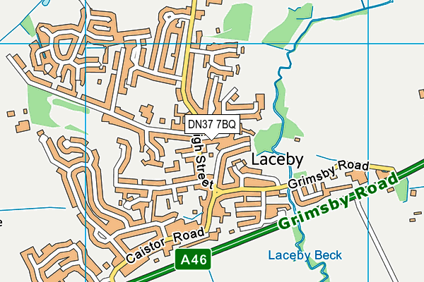 DN37 7BQ map - OS VectorMap District (Ordnance Survey) DN37 7BQ map - OS VectorMap District (Ordnance Survey)
