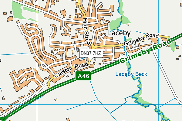 DN37 7HZ map - OS VectorMap District (Ordnance Survey) DN37 7HZ map - OS VectorMap District (Ordnance Survey)