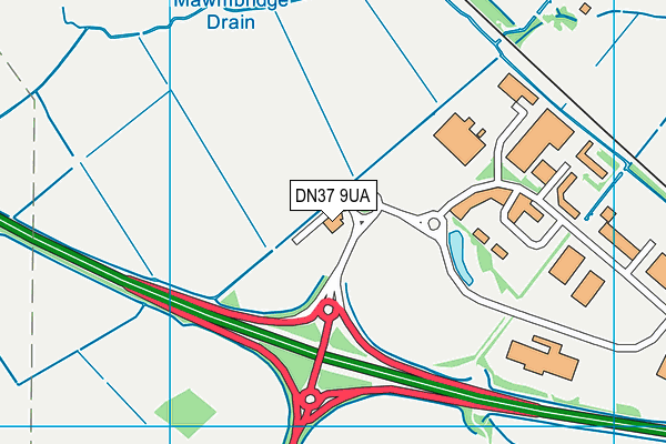 DN37 9UA map - OS VectorMap District (Ordnance Survey) DN37 9UA map - OS VectorMap District (Ordnance Survey)