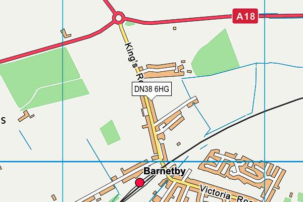 DN38 6HG map - OS VectorMap District (Ordnance Survey) DN38 6HG map - OS VectorMap District (Ordnance Survey)