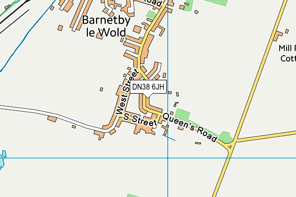 DN38 6JH map - OS VectorMap District (Ordnance Survey) DN38 6JH map - OS VectorMap District (Ordnance Survey)