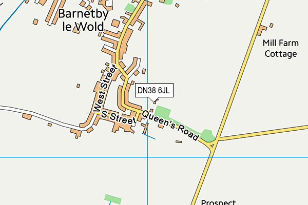 DN38 6JL map - OS VectorMap District (Ordnance Survey) DN38 6JL map - OS VectorMap District (Ordnance Survey)