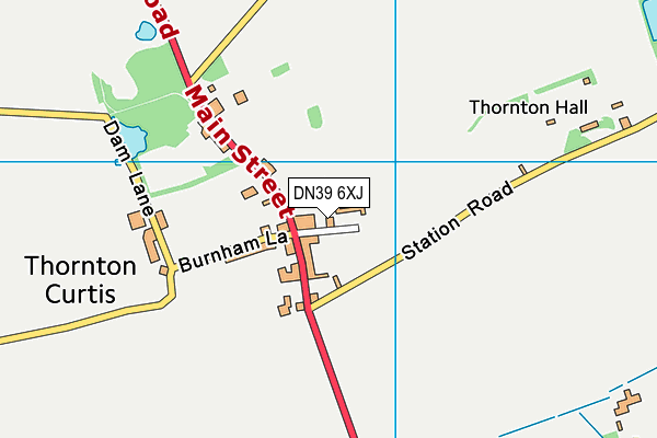 DN39 6XJ map - OS VectorMap District (Ordnance Survey) DN39 6XJ map - OS VectorMap District (Ordnance Survey)