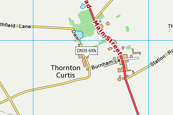 DN39 6XN map - OS VectorMap District (Ordnance Survey) DN39 6XN map - OS VectorMap District (Ordnance Survey)