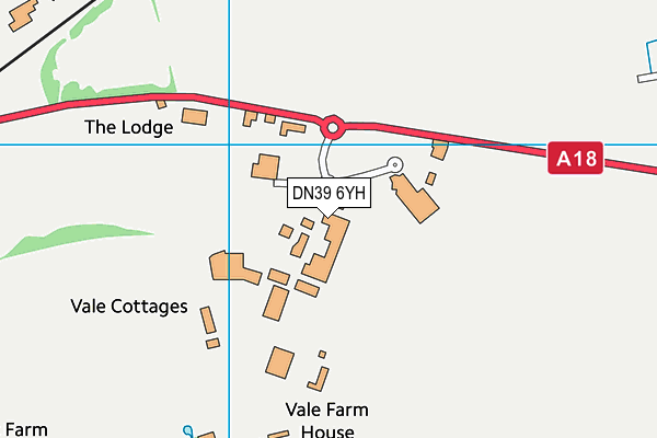 DN39 6YH map - OS VectorMap District (Ordnance Survey) DN39 6YH map - OS VectorMap District (Ordnance Survey)