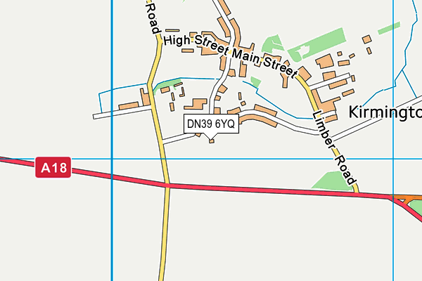 DN39 6YQ map - OS VectorMap District (Ordnance Survey) DN39 6YQ map - OS VectorMap District (Ordnance Survey)