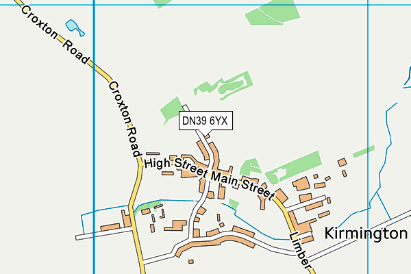 DN39 6YX map - OS VectorMap District (Ordnance Survey) DN39 6YX map - OS VectorMap District (Ordnance Survey)