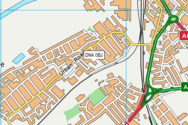DN4 0BJ map - OS VectorMap District (Ordnance Survey) DN4 0BJ map - OS VectorMap District (Ordnance Survey)
