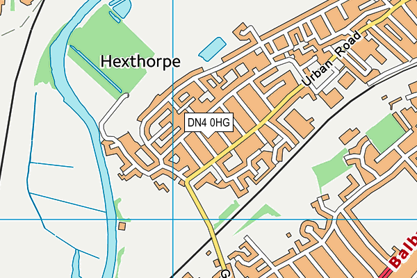 DN4 0HG map - OS VectorMap District (Ordnance Survey) DN4 0HG map - OS VectorMap District (Ordnance Survey)