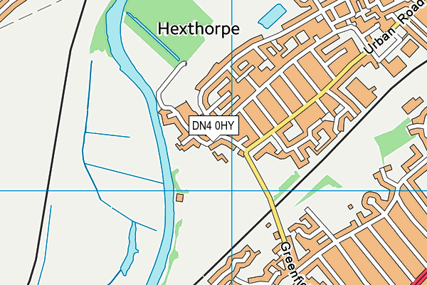 DN4 0HY map - OS VectorMap District (Ordnance Survey) DN4 0HY map - OS VectorMap District (Ordnance Survey)