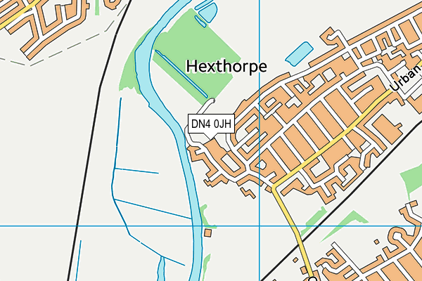 DN4 0JH map - OS VectorMap District (Ordnance Survey) DN4 0JH map - OS VectorMap District (Ordnance Survey)