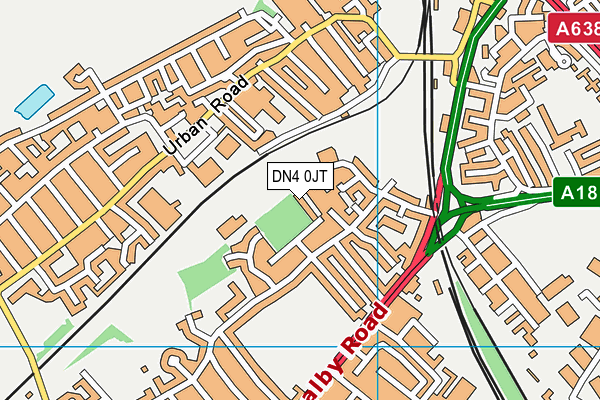 DN4 0JT map - OS VectorMap District (Ordnance Survey) DN4 0JT map - OS VectorMap District (Ordnance Survey)